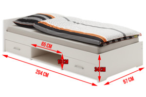 Funktionsbett 90x200 KAI