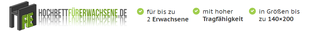 Hochbett für Erwachsene Logo